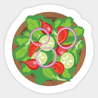 Fresh Salad Sticker